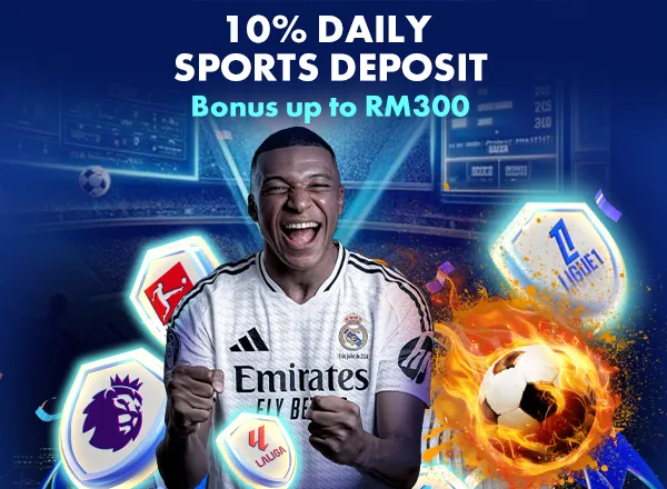 SPORTS 10% daily sports reload bonus